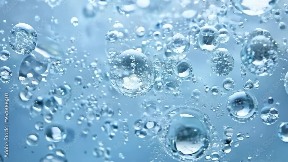 water drops on blue water drops on blue