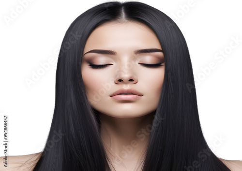 Long Hair Female Model