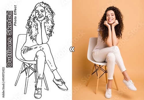 Outlines Sketch Photo Effect