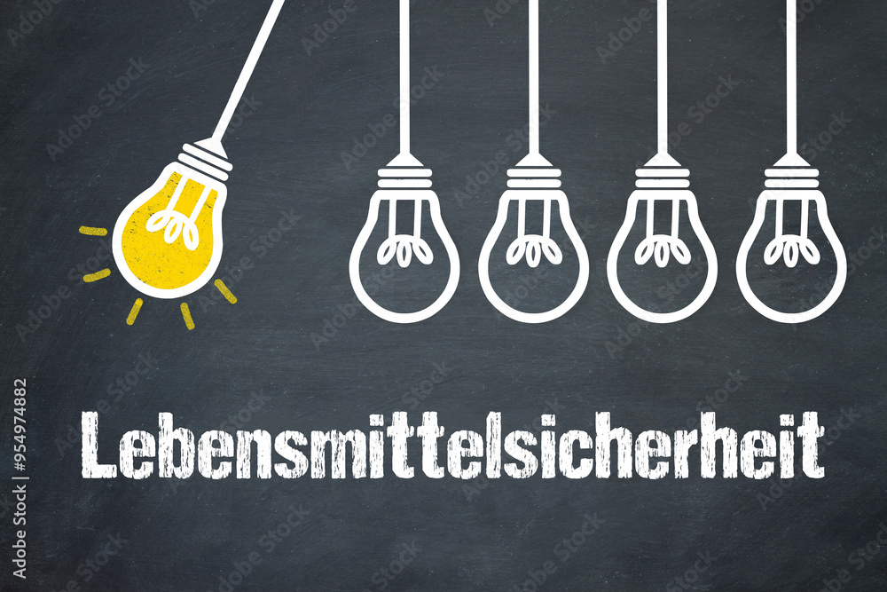 Fototapeta premium Lebensmittelsicherheit 