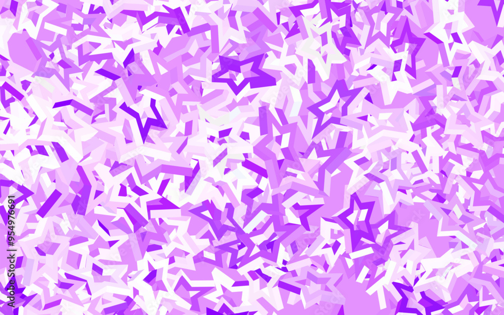 Light Purple vector pattern with christmas stars. Light Purple vector pattern with christmas stars.