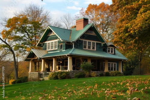 Exterior of a craftsman house on the hill