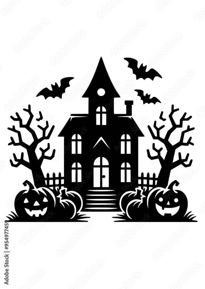 Haunted House SVG, Halloween House SVG, Creepy House SVG, Bats SVG, Pumpkins SVG, Fall SVG, Autumn SVG, Trick or Treat SVG, Halloween Silhouette, Cut file for Cricut SVG, JPG, PNG Haunted House SVG, Halloween House SVG, Creepy House SVG, Bats SVG, Pumpkins SVG, Fall SVG, Autumn SVG, Trick or Treat SVG, Halloween Silhouette, Cut file for Cricut SVG, JPG, PNG