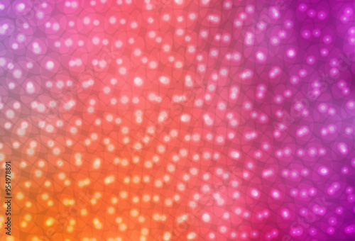 Light Pink, Yellow vector template with circles.