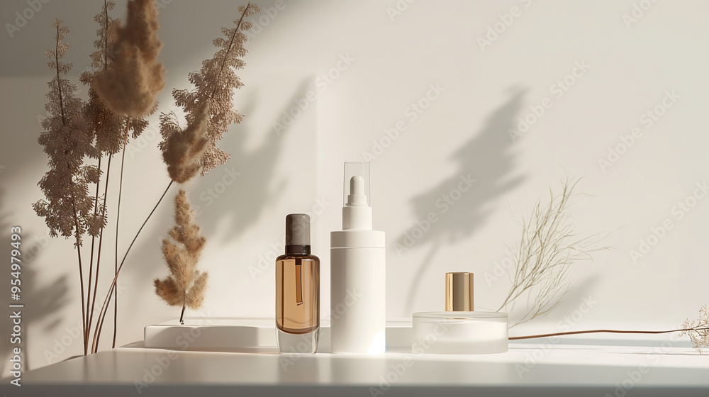 Skin care product, mockup photography of cream, serum or balm tube. Natural, vegan and bio cosmetics on a clean and floral background. Concept: beauty and cosmetics, body and skin care, nourishing and Skin care product, mockup photography of cream, serum or balm tube. Natural, vegan and bio cosmetics on a clean and floral background. Concept: beauty and cosmetics, body and skin care, nourishing and