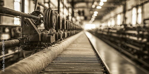 textile industry warehouses. photo