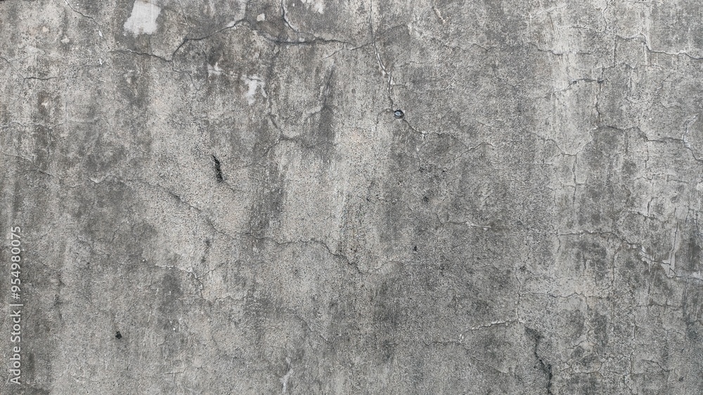 Obraz premium Grunge cracked wall concrete background can use for rendering