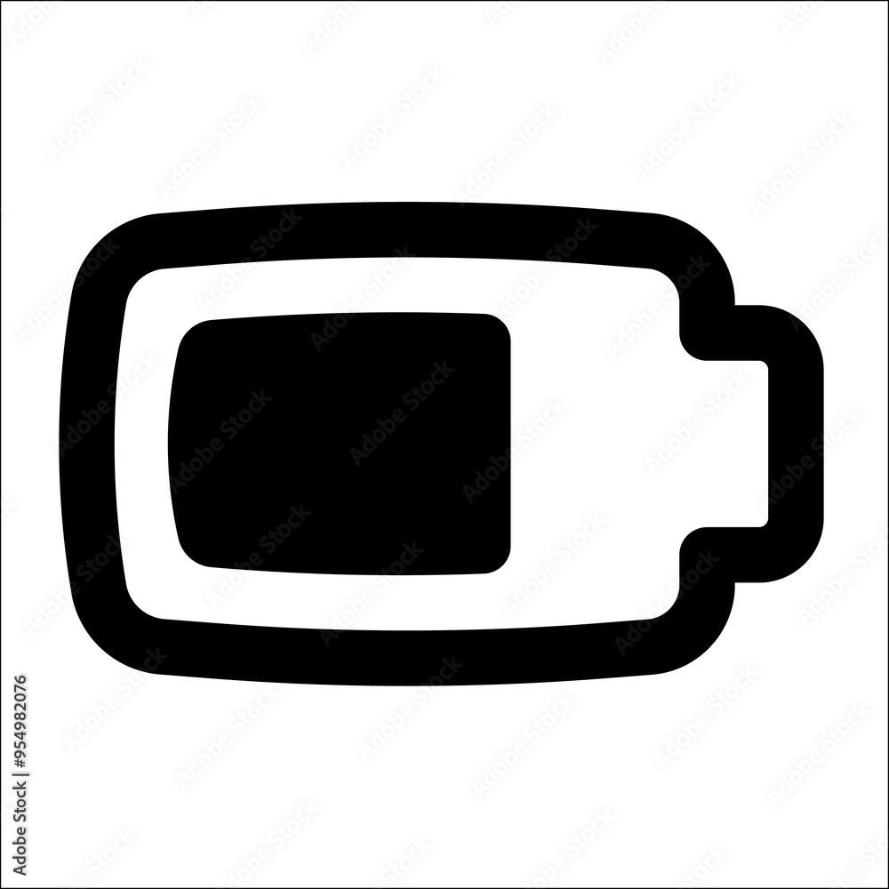 Battery Most vector on the white background Battery Most vector on the white background