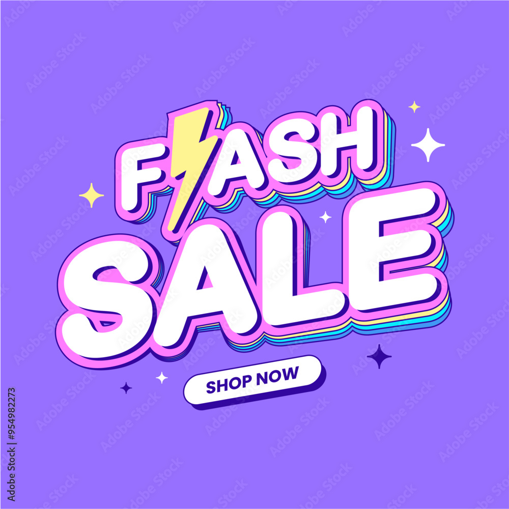 Flash Sale Poster Template Flash Sale Poster Template