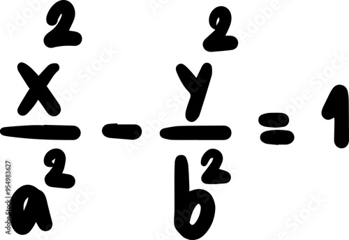 hyperbola math graph formula photo