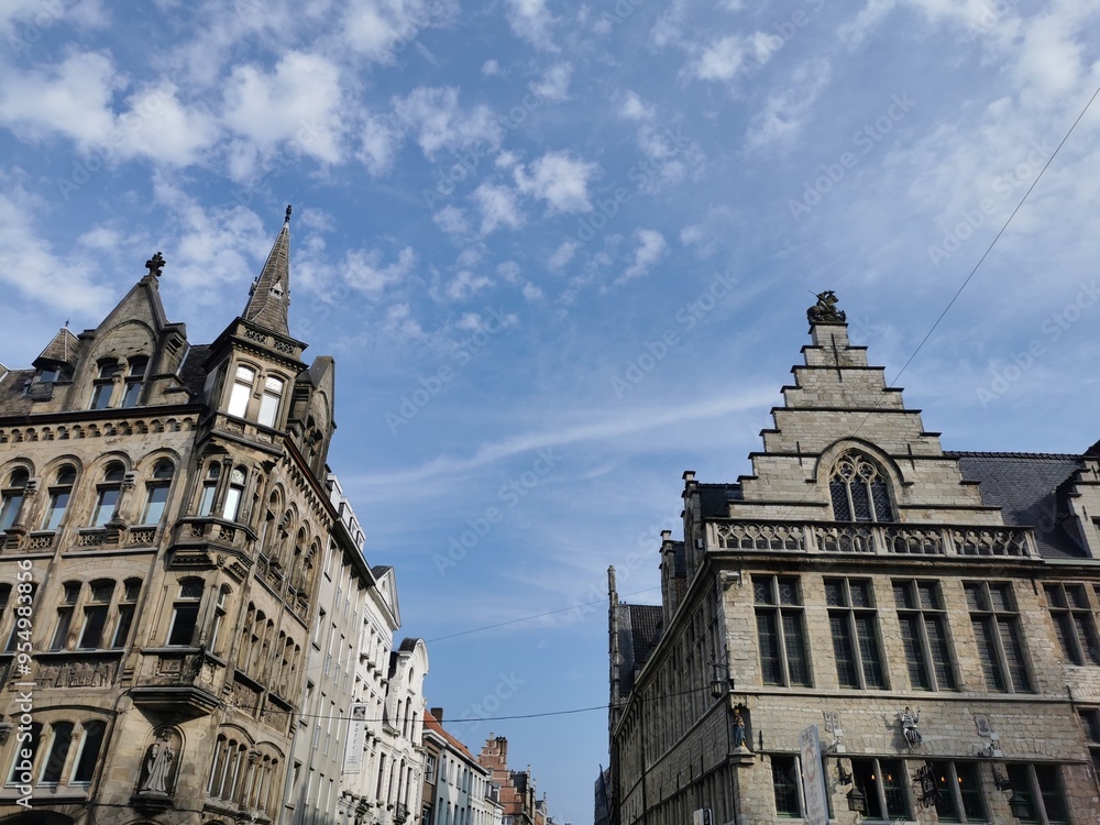 Obraz premium Historical building in Ghent, Belgium