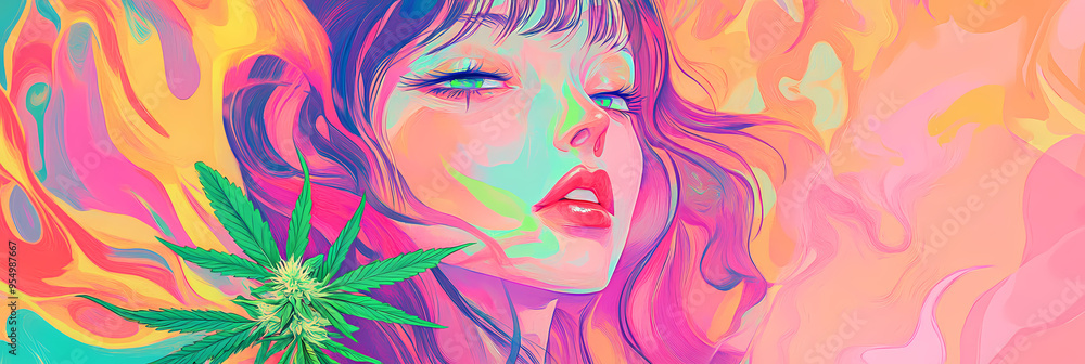 Psychedelic Anime Weed Wallpaper, Cannabis Leaf and 420 Aesthetic Psychedelic Anime Weed Wallpaper, Cannabis Leaf and 420 Aesthetic