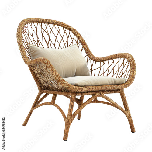 Patio chair on Transparent background