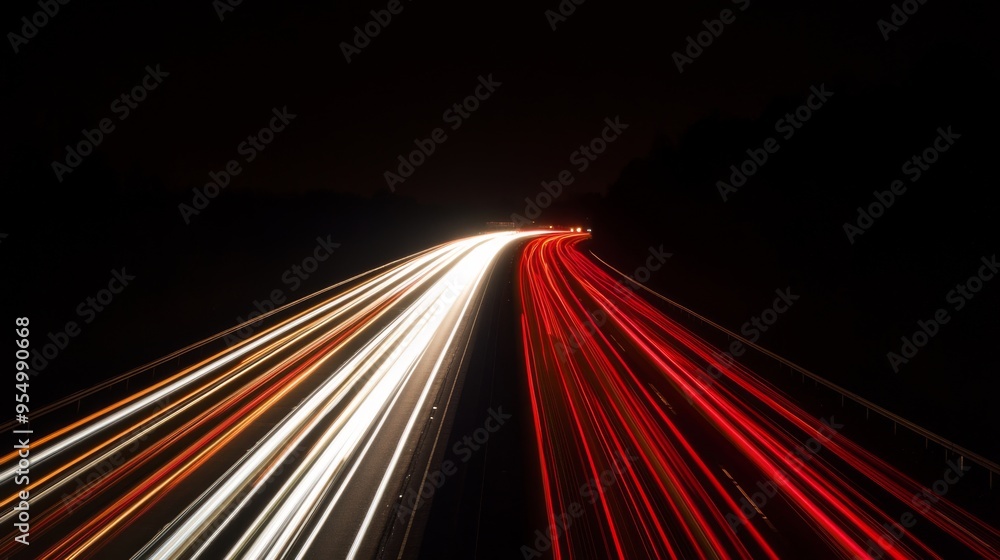 A night scene of an expressway with light trails from vehicles creating dynamic streaks, illustrating the energy and movement of late-night traffic. A night scene of an expressway with light trails from vehicles creating dynamic streaks, illustrating the energy and movement of late-night traffic.