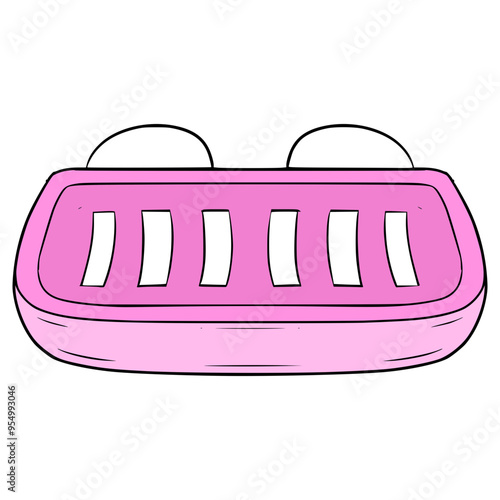 soap holder illustration hand drawn isolated vector