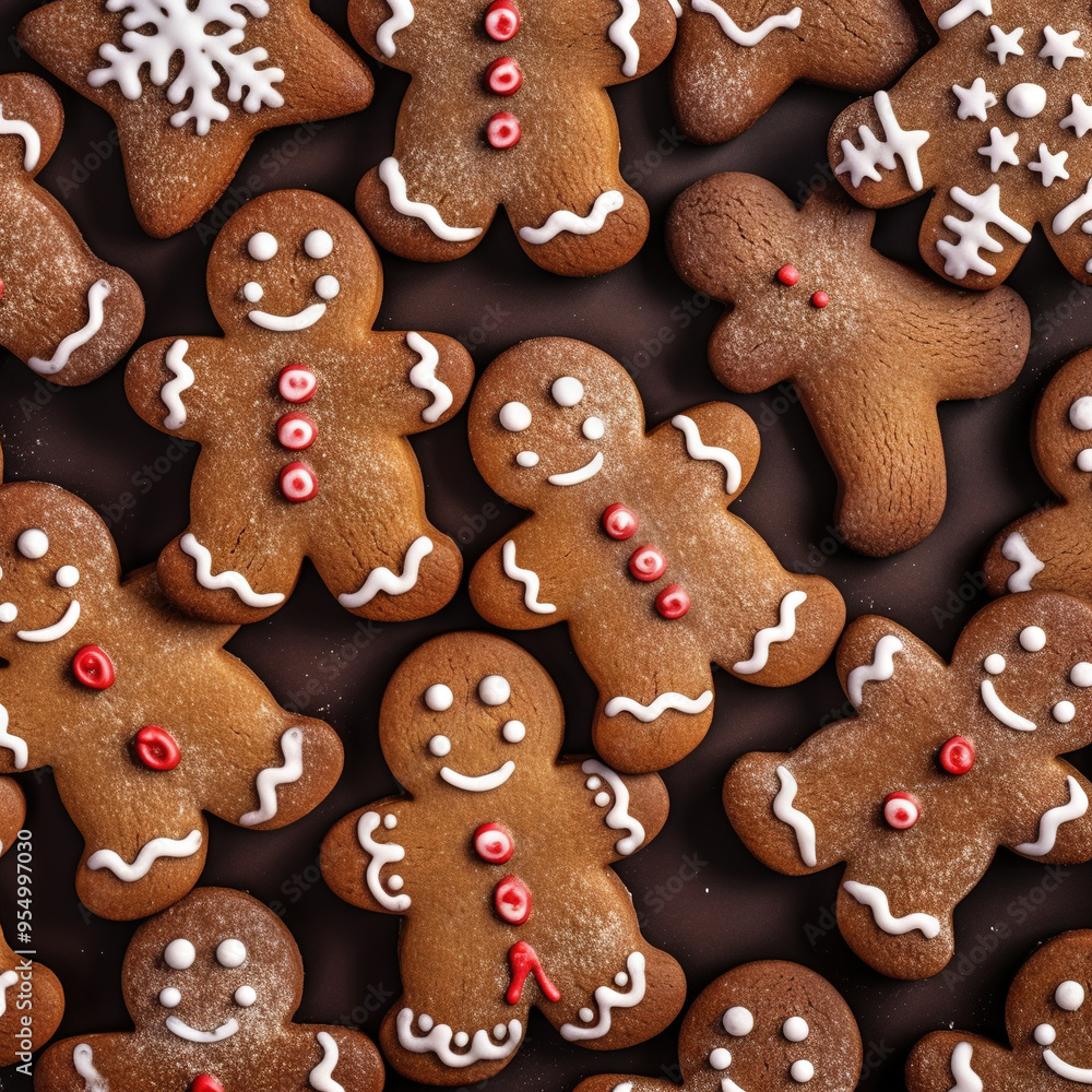 Christmas Gingerbread Cookies Pattern Cover Christmas Gingerbread Cookies Pattern Cover