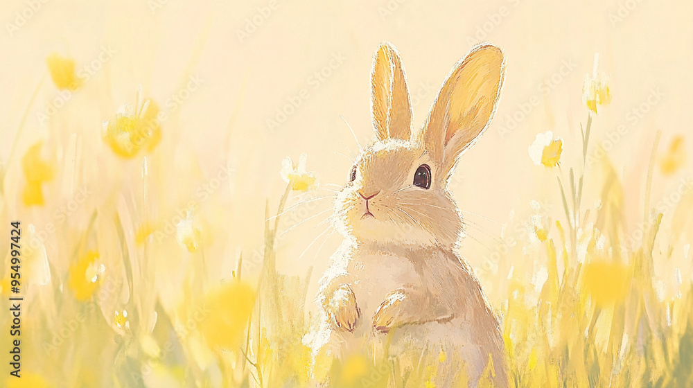 Fototapeta premium cute rabbit