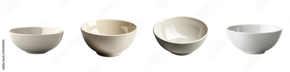 Clean Empty Ceramic Bowl Isolated on Clear Background PNG Highly Detailed Clean Empty Ceramic Bowl Isolated on Clear Background PNG Highly Detailed