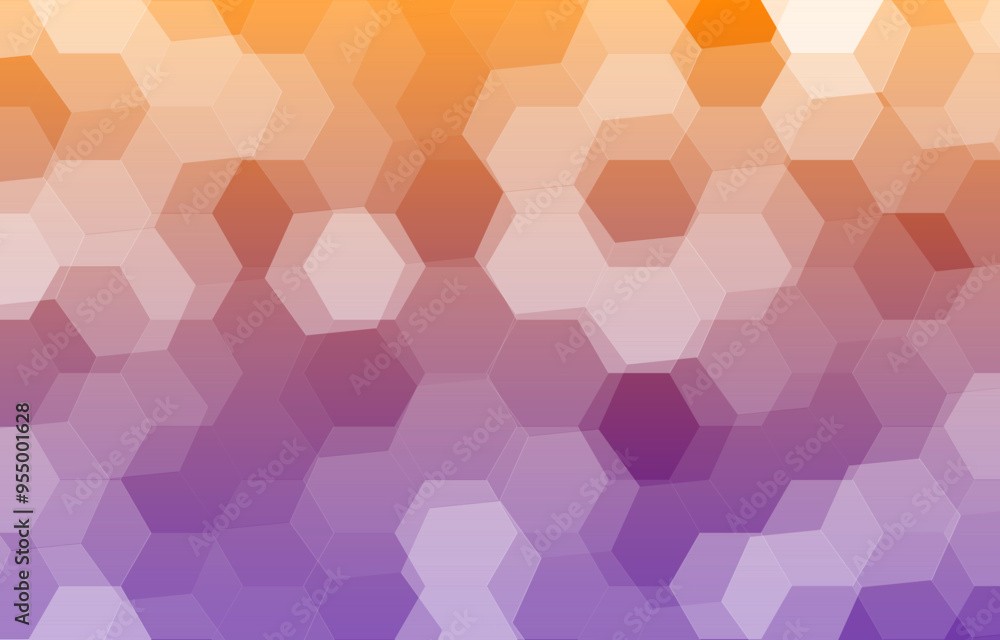 Halloween background.Geometric polygon hexagon on gradient purple and orange background.Abstract graphic vector wallpaper. Halloween background.Geometric polygon hexagon on gradient purple and orange background.Abstract graphic vector wallpaper.