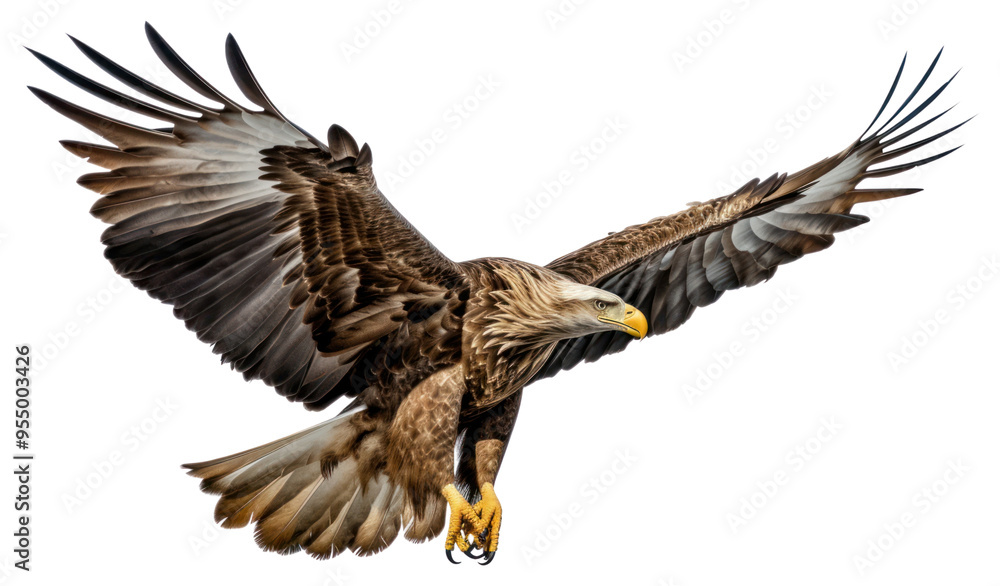 Obraz premium PNG Buzzard vulture animal flying.