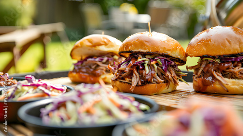 Bbq Pulled Pork Sliders With Coleslaw Backyar