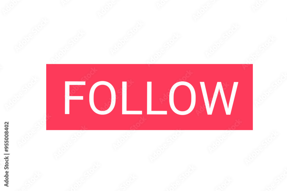 Follow symbol element for social media design png file transparent background pink Follow symbol element for social media design png file transparent background pink