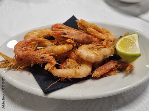 fried shrimp on a plate