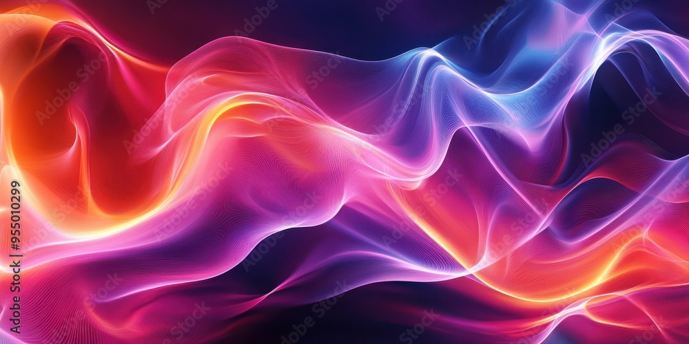 Abstract background with intensive color bursts and smooth Abstract background with intensive color bursts and smooth