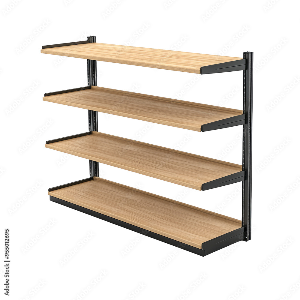 Display racks on White background Display racks on White background