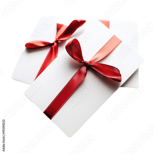 Gift cards on White background