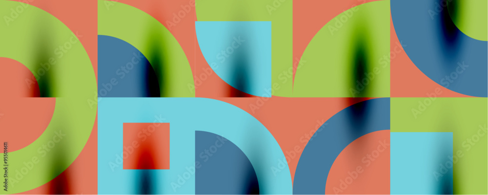Neo memphis geometric pattern with circles, squares. Pop art abstract background for covers, banners, flyers and posters and other templates Neo memphis geometric pattern with circles, squares. Pop art abstract background for covers, banners, flyers and posters and other templates