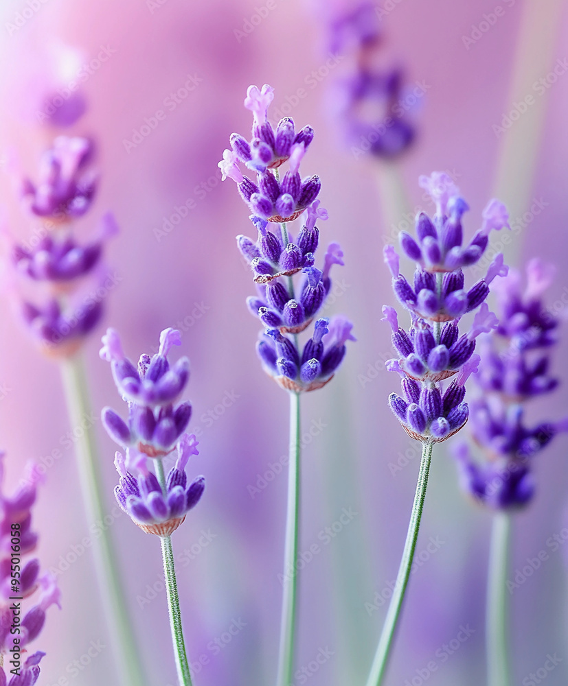 lavender pattern with soft focus, capturing the fine details of the flower stems and buds lavender pattern with soft focus, capturing the fine details of the flower stems and buds