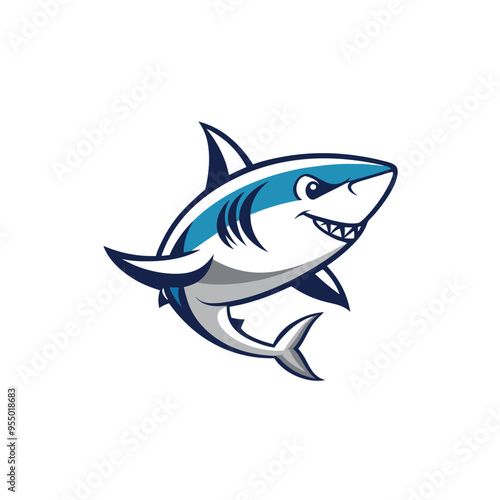 shark vector art and illustration design