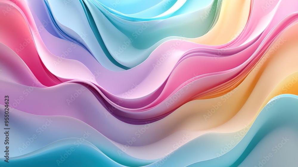Ethereal Abstract Art Featuring Subtle Waves of Pastel Hues. Serene and Dreamy Aesthetics in Modern Color Palettes. Ethereal Abstract Art Featuring Subtle Waves of Pastel Hues. Serene and Dreamy Aesthetics in Modern Color Palettes.