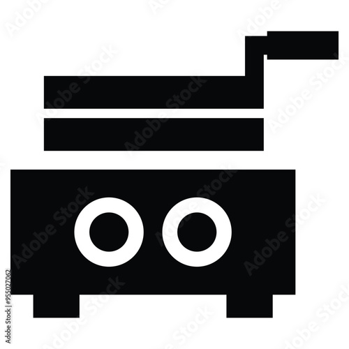 Deep, fryer, kitchenware icon