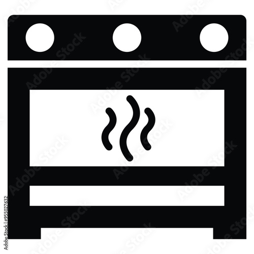 Oven, cooking, kitchenware icon