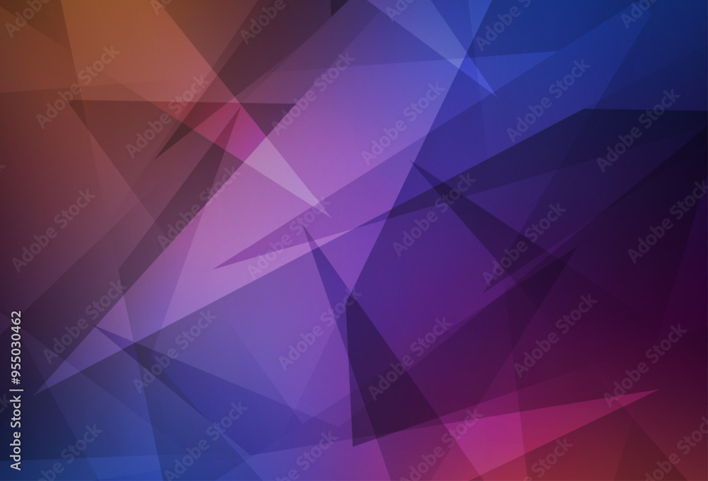 Light Blue, Red vector background with polygonal style. Light Blue, Red vector background with polygonal style.