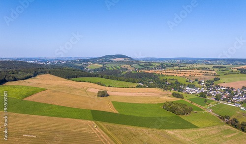 Summer in the Erzgebirge in Saxony in Germany