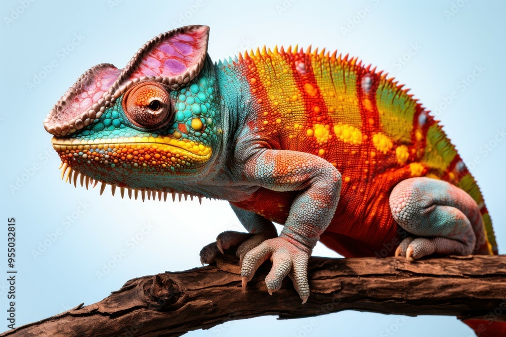 Obraz premium Chameleon Close-Up