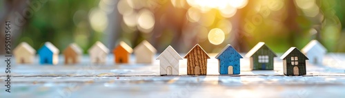 first-time homebuyer assistance seminar, with light effects enhancing guiding new buyers through the real estate process.