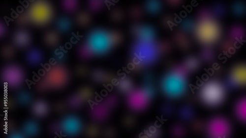 Colored blurred lights. Abstract background with a color gradient. Vector illustration for wallpaper, banner covers and creative design photo