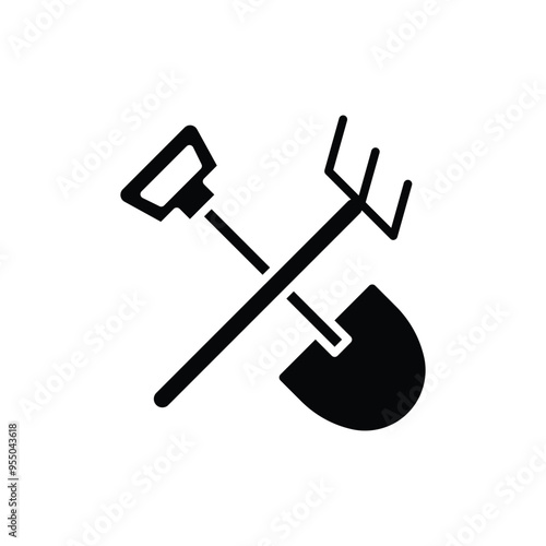 farming tool solid icon vector design good for web or mobile app