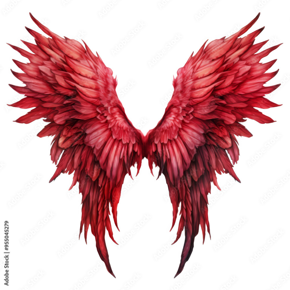 Obraz premium A Pair of Crimson Wings