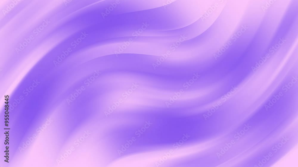Abstract Flowing Wave Animation with Soft Violet Gradient Background in 4K Abstract Flowing Wave Animation with Soft Violet Gradient Background in 4K