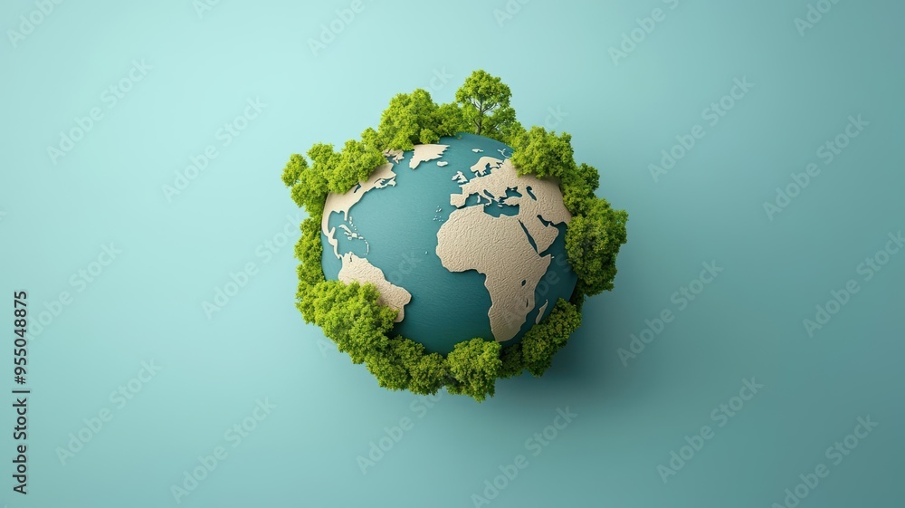 Biodiversity vanishing from the planet, disappearing animals, 3D illustration Biodiversity vanishing from the planet, disappearing animals, 3D illustration
