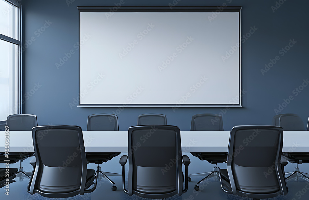 “Photo of an Office Conference Room with a White Table, Comfortable Chairs, and Modern Decor, Emphasizing a Professional and Clean Workspace Ideal for Business Meetings and Corporate Presentations wit “Photo of an Office Conference Room with a White Table, Comfortable Chairs, and Modern Decor, Emphasizing a Professional and Clean Workspace Ideal for Business Meetings and Corporate Presentations wit