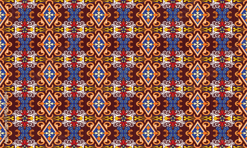 African ethnic native pattern.Traditional kente,ankara,kitenge,chitenge,capulana african wax print fabric pattern.Abstract vector motif pattern.For fabric,clothing,blanket,carpet,woven,wrap,decoration