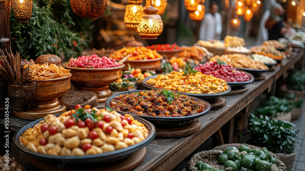 Celebrations of Islamic festivals, such as Ramadan, in the context of Saudi Arabia's religious traditions. Celebrations of Islamic festivals, such as Ramadan, in the context of Saudi Arabia's religious traditions.