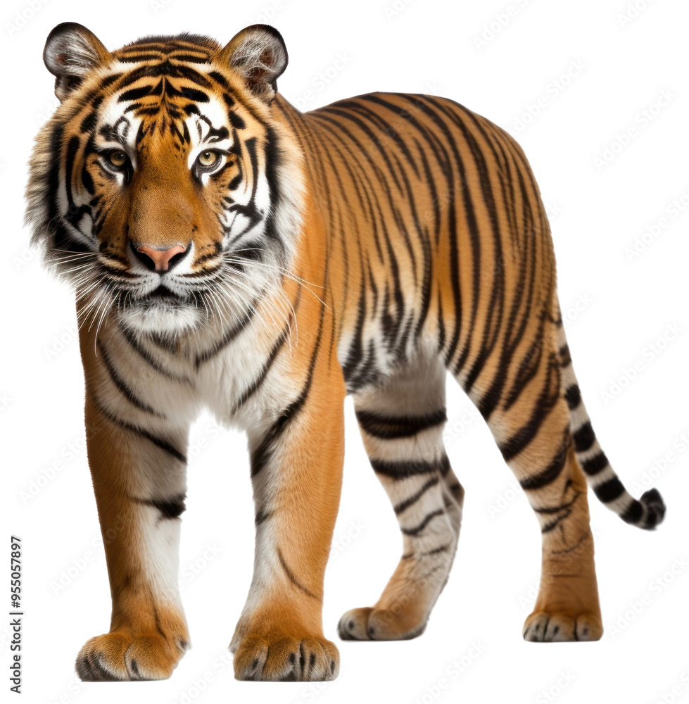 Obraz premium PNG A sumateran tiger wildlife animal mammal.