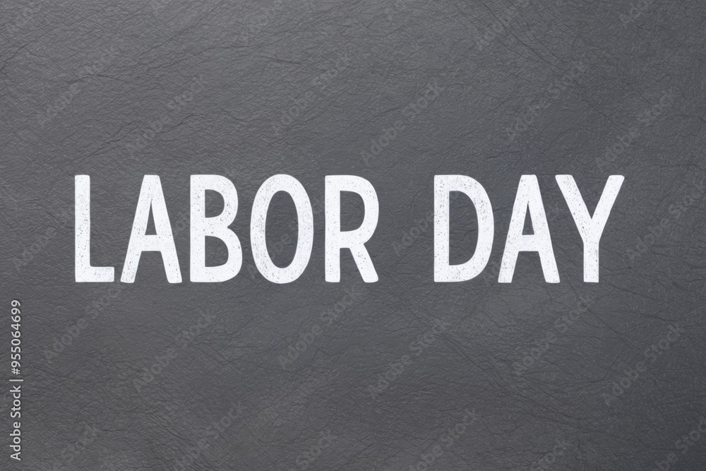 Gray background with word labor day. Gray background with word labor day.